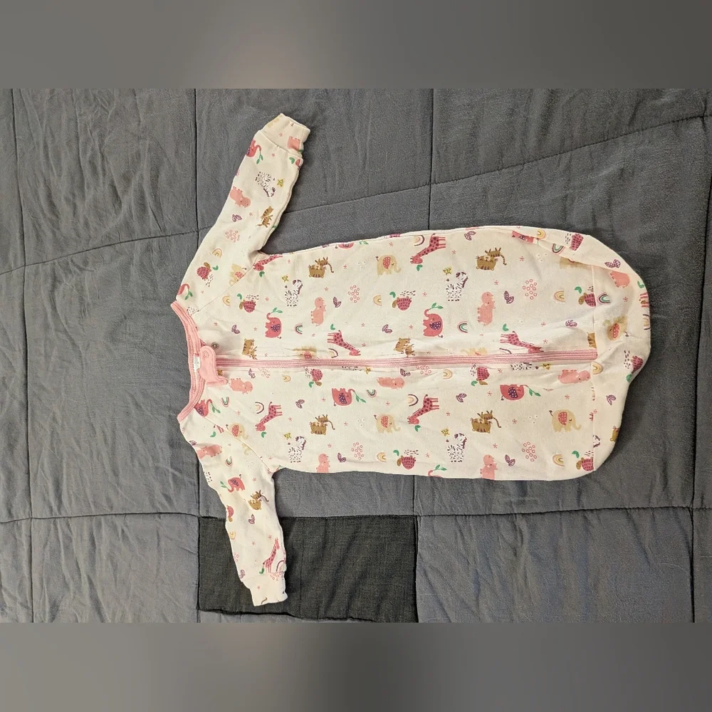 Infant The Peanutshell Sleep Sack 0-3 Mo 100% Cotton Cozy Pajamas Baby Layette